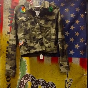 Custom Embroidered Camo jacket